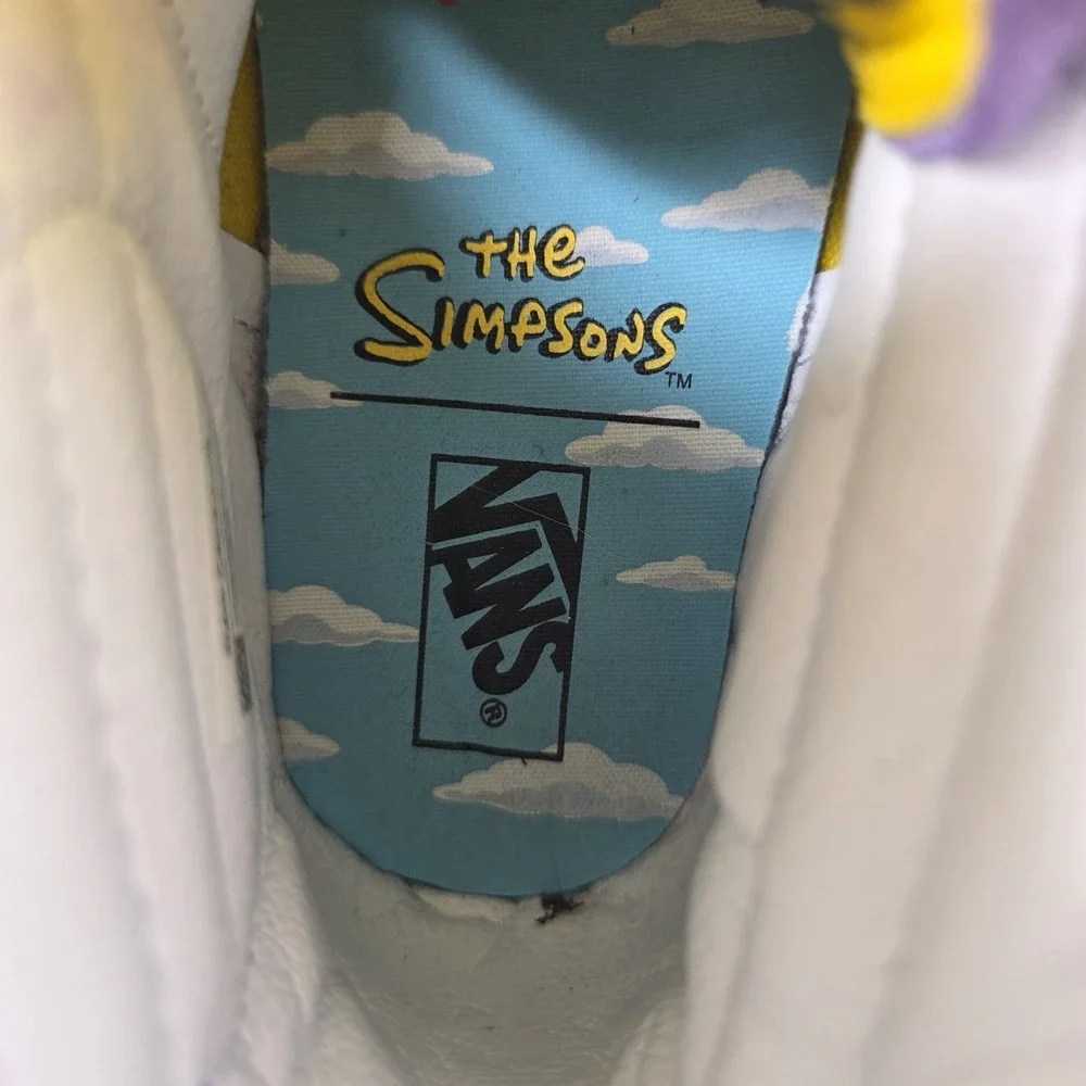 VANS The Simpsons Lisa For President Sk8-Hi Purple Men 7.5 Wmn 9 SK8-Hi Sneakers